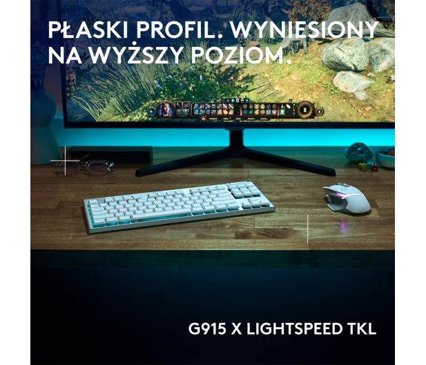 LOGITECH G915 X TKL Lightspeed Tactile biały 920-012737 - 1276180 - zdjęcie 2
